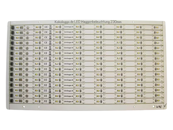 Schönwitz 50998 - 15 Stück Sparpack LED Waggonbeleuchtung gelb H0 N TT