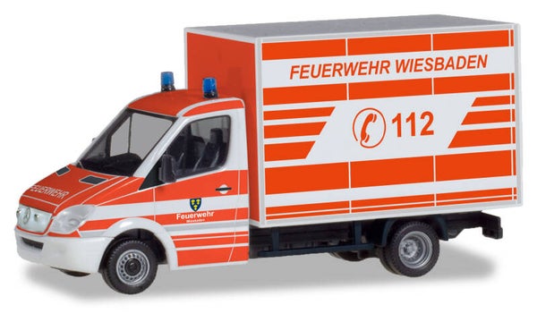 Herpa 094511 - H0 Mercedes-Benz Sprinter Koffer Feuerwehr Wiesbaden