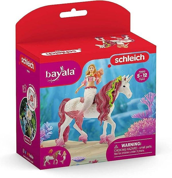 schleich 70593 Meerjungfrau-Feya auf Unterwassereinhorn, BAYALA