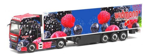 Herpa 313704 - H0 MAN TGX XXL Euro 6c Kühlkoffer-Sattelzug "Früchte Widmann"