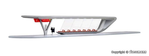Kibri 39007 H0 Moderne Bushaltestation inkl. LED-Beleuchtung