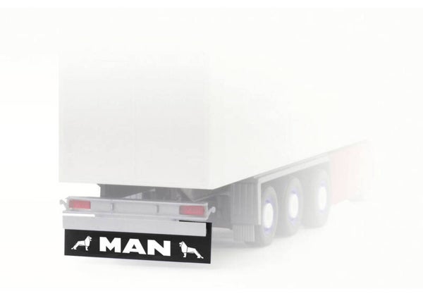 Herpa 054362 H0 - Zubehör Heckspritzlappen für Auflieger und LKW "MAN" (8 Stück)