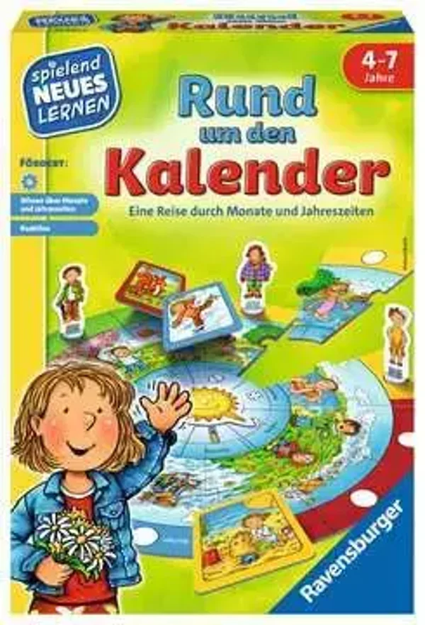 Ravensburger 24984 - Rund um den Kalender - Spielen und Lernen