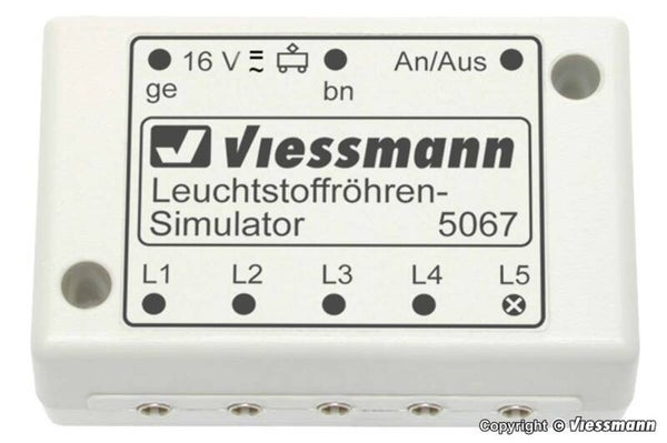 Viessmann 5067 Leuchtstoffröhren-Simulator