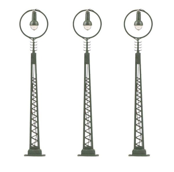 FALLER 272125 N LED-Gittermast-Ringleuchte, kaltweiß, 3 Stück