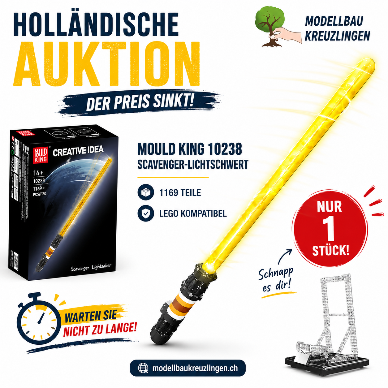 Mould King 10238 Scavenger-Lichtschwert