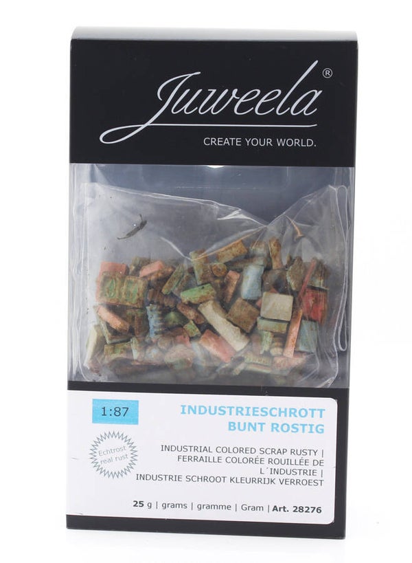 Juweela 28276 - 1:87 Industrieschrott bunt angerostet, 25g