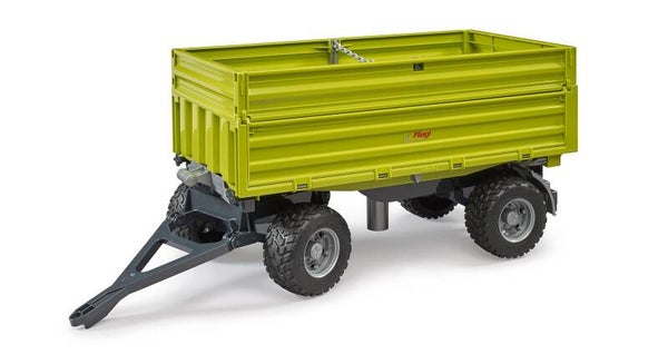 bruder 02203 Fliegl 3-Seitenkipper mit Aufsteckbordwand