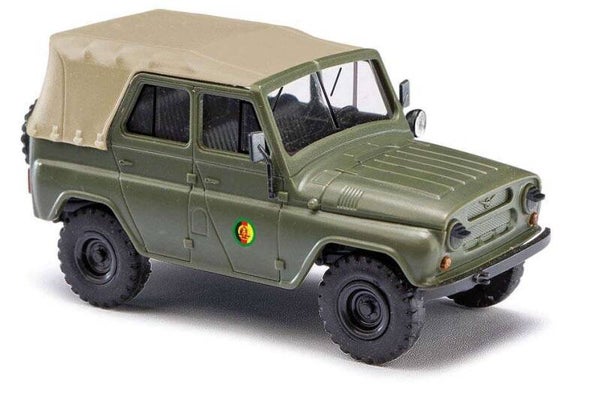 BUSCH 52114 H0 UAZ 469, NVA Grenztruppen