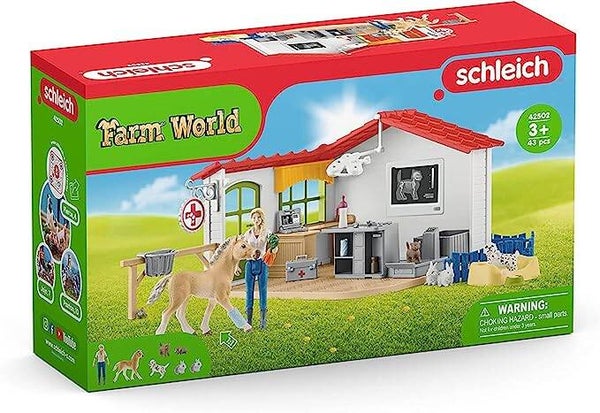 schleich 42502 Tierarzt-Praxis mit Haustieren