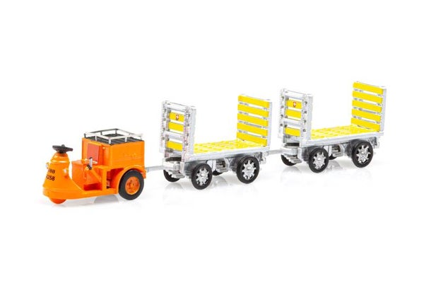 ACE 008703 SBB Nefag Schlepper 3-Rad mit 2 Gepäckwagen