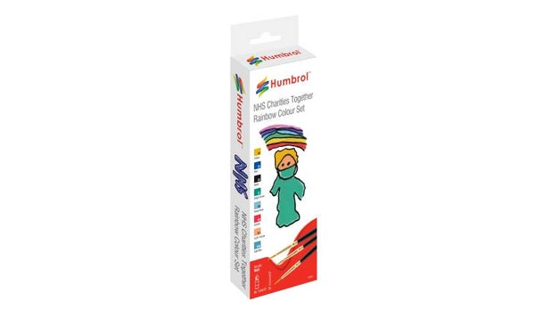 Humbrol DB9061 Acrylic Paint + Brush NHS Charities Together