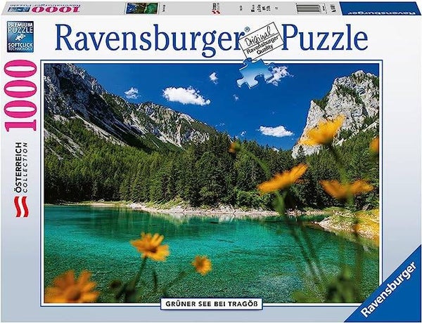Ravensburger Puzzle 16869 - Grüner See bei Tragöss