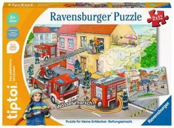 Ravensburger tiptoi Puzzle 00133 Puzzle für kleine Entdecker: Rettungseinsatz