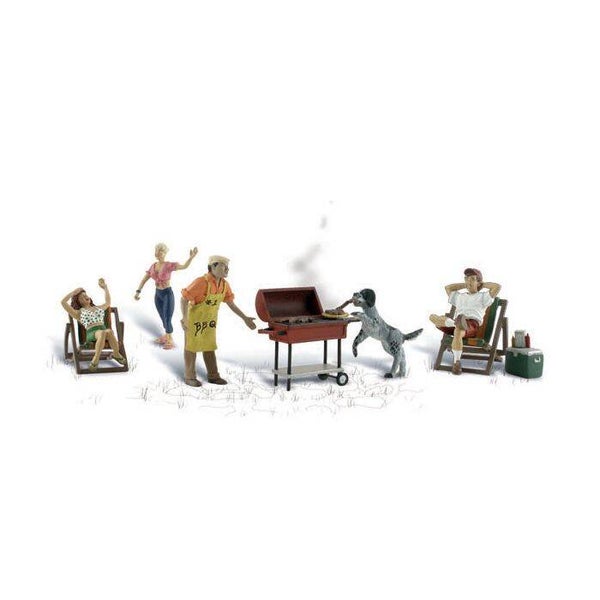 WOODLAND A1929 H0 Grillen im Garten