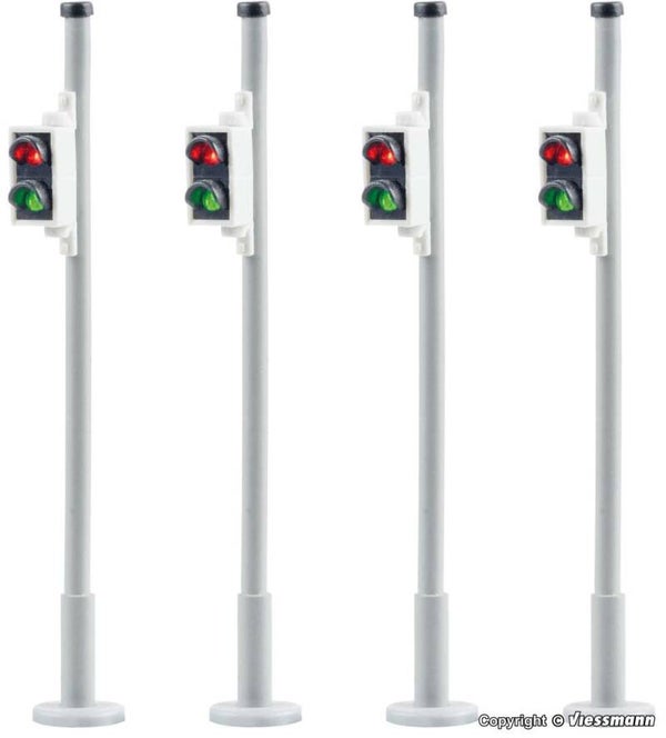 Viessmann 5096 H0 Fussgängerampel, 4 Stück