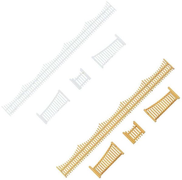 FALLER 180410 H0 Gartenzaun mit Tor, 710 mm