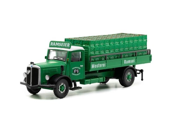 ACE 002372 Saurer S4C Pritsche Ramseier Apfelsaft