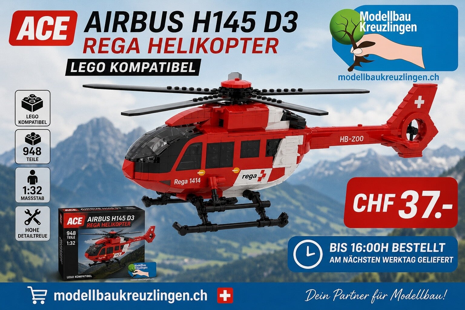 ACE 003002 Airbus H145 D3 Rega