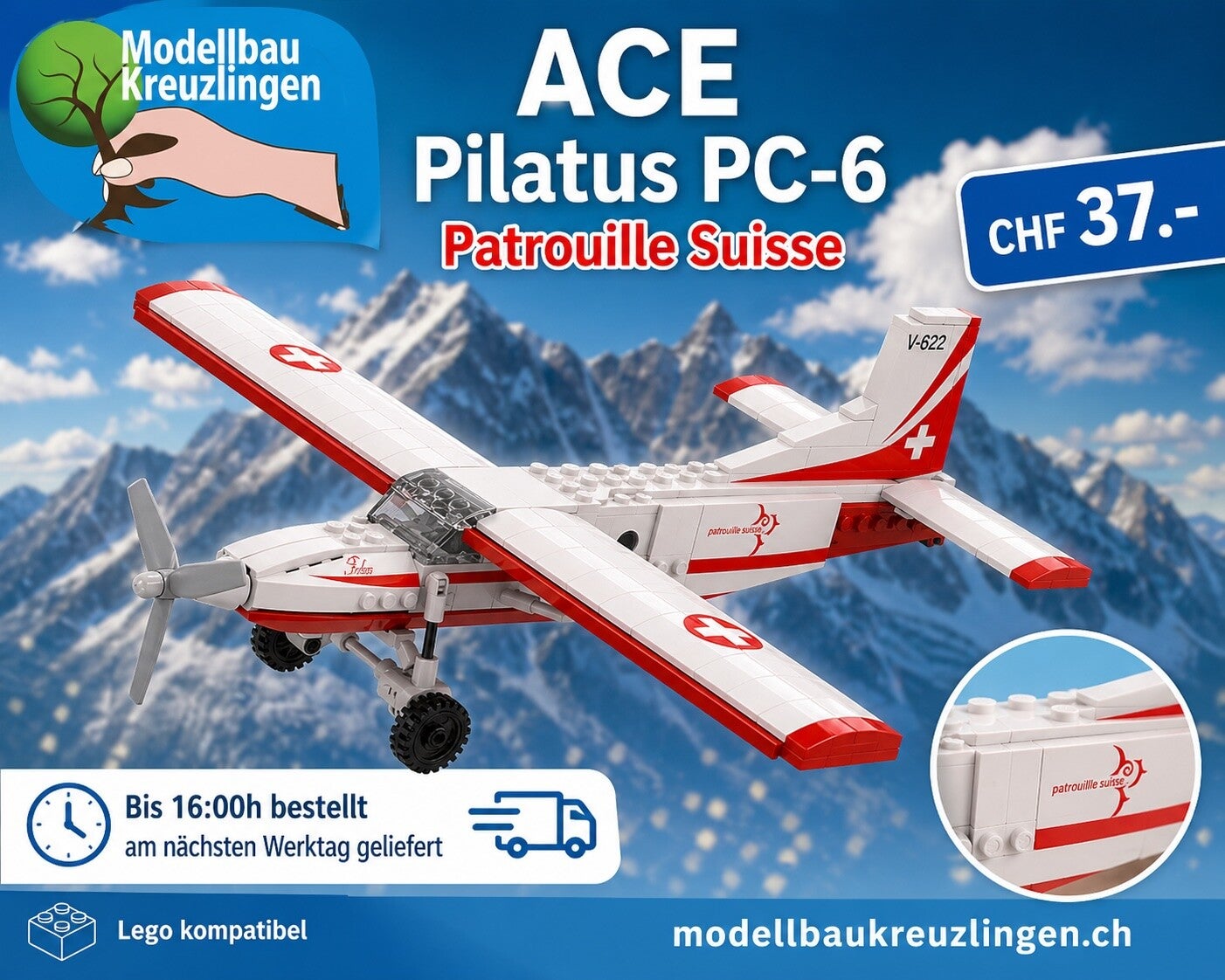 ACE 003004 Pilatus PC-6 Patrouille Suisse