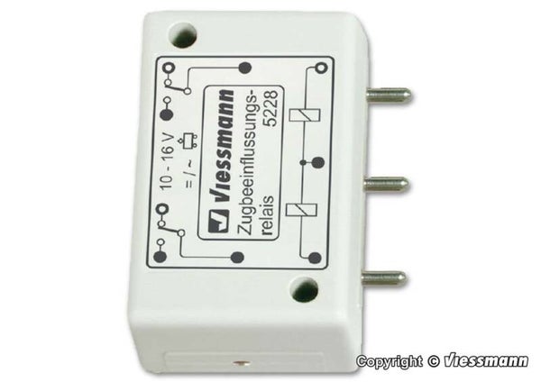 Viessmann 5228 Zugbeeinflussungsrelais, bistabil, 2 x 1UM, negativer Schaltimpuls