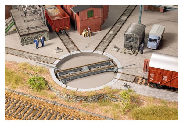 Auhagen H0 11481 Spur H0 Drehscheibe 2-Leiter-System