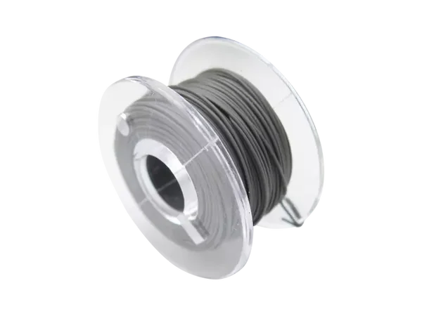 Schönwitz 50945 - 10 Meter Spule Mikrokabel Litze flexibel FEP 0,014mm² grau