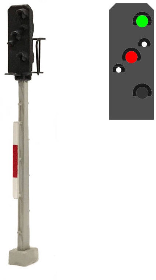 MAFEN 413409 - N DR - Ausfahrsignal (4L) - g/w/r/w