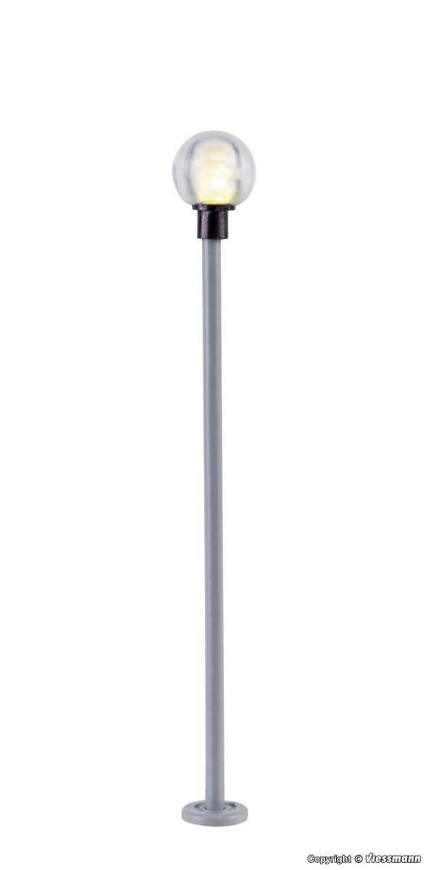 Viessmann 6306 H0 Kugelleuchte modern, LED warmweiss