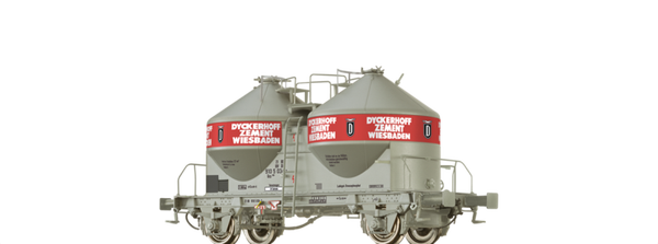 BRAWA 50535 H0 STAUBBEHÄLTERWAGEN UCS 908 "DYCKERHOFF" DER DB AC