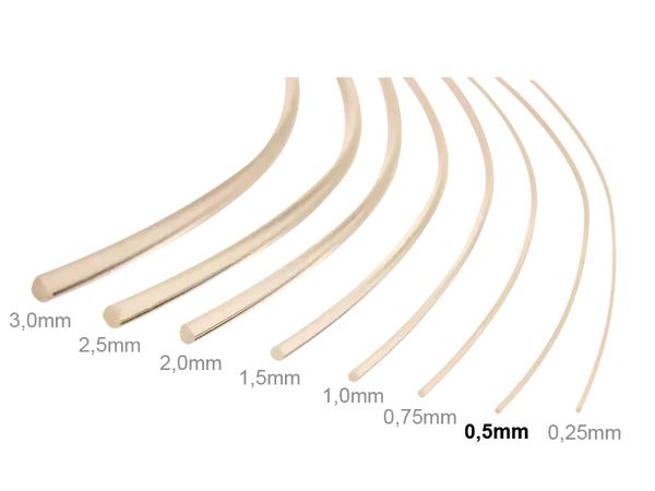 Schönwitz 50188 - 2 Meter 0,5mm LWL Lichtwellenleiter Lichtleiter Glasfaserkabel Lichtfaser