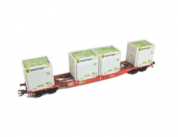 Modellbahn Engl 245 - 4x echte Altglasladung Innofreight XS