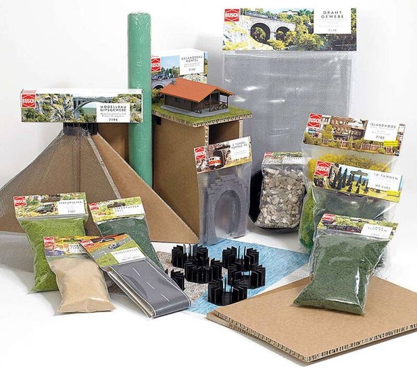 BUSCH 7188 Grosses Landschaftsbauset