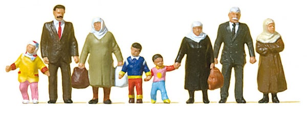 Preiser 10343 Passanten türkisch mit Kopftüchern