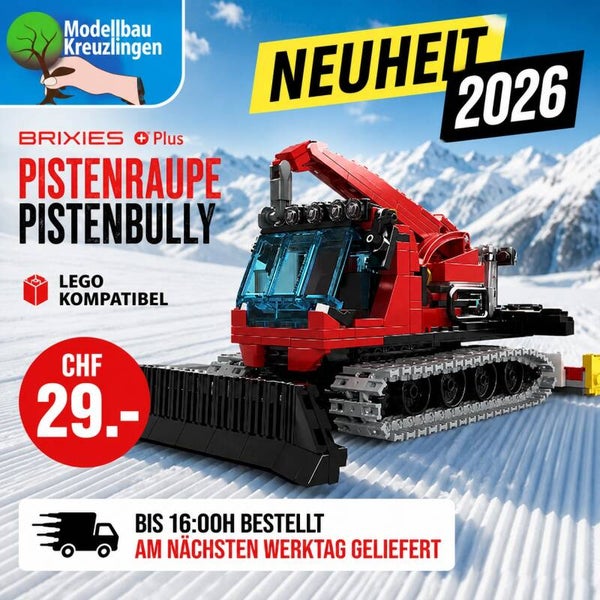 BRIXIES Plus 222153 Pistenraupe Pistenbully