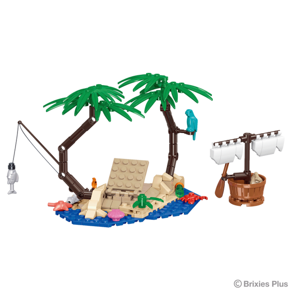 BRIXIES Plus 222307 Pirateninsel Schatz