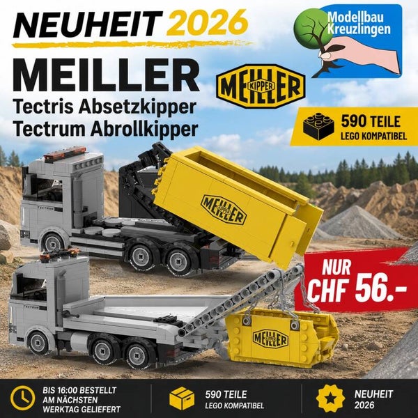 BRIXIES Plus MEILLER Tectrum Abrollkipper und Tectris Absetzkipper