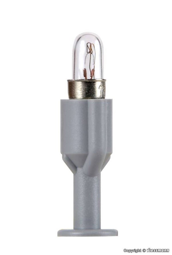 Viessmann 6832 Hausbeleuchtungssockel mit Glühlampe E 5,5, klar