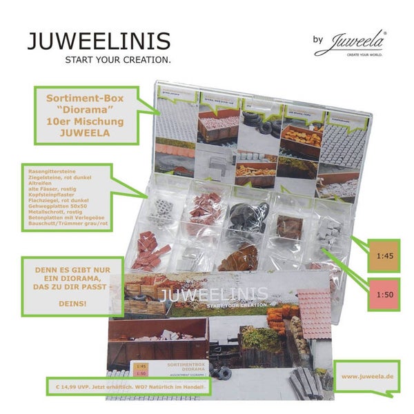 Juweela 24177 - 1:45 1:50 Sortimentbox Juweelinis Diorama