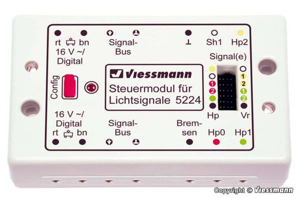 Viessmann 5224 Steuermodul für Lichtsignale digital/analog