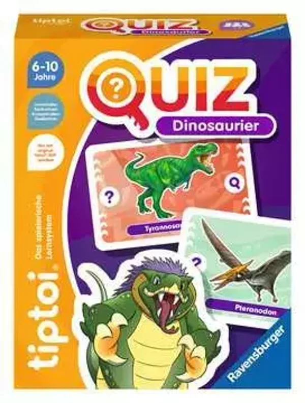 Ravensburger tiptoi 00165 Quiz Dinosaurier, Quizspiel für Kinder