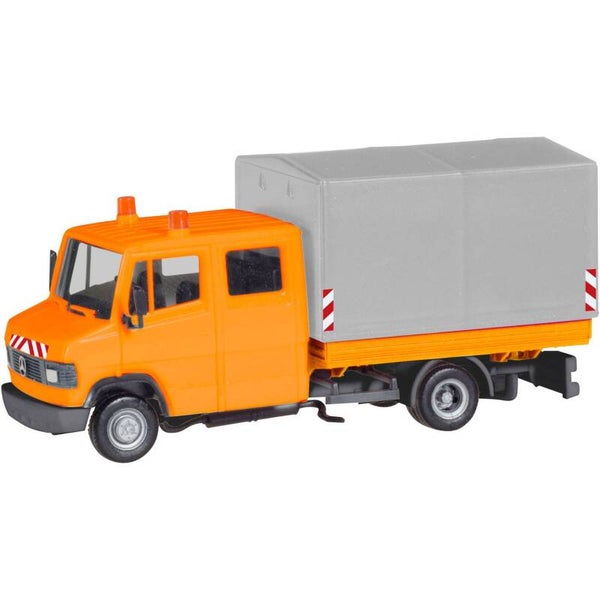 Herpa 094177 - H0 Mercedes-Benz T2 Pritsche/Plane kommunal