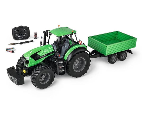 CARSON 1:16 Deutz-Fahr Traktor 8280 TTV mit Hänger 100%RTR