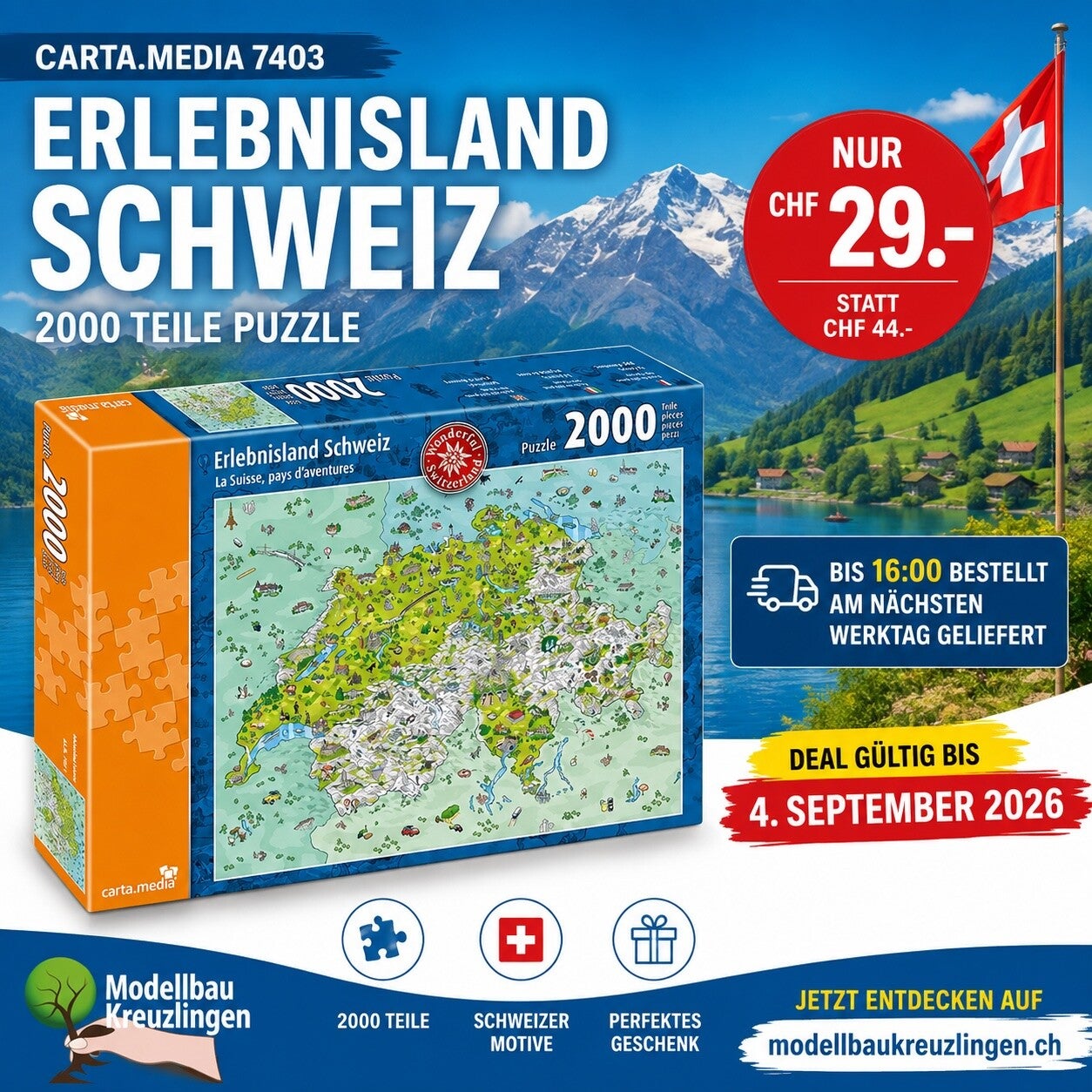 CARTA.MEDIA 7403 Erlebnisland Schweiz