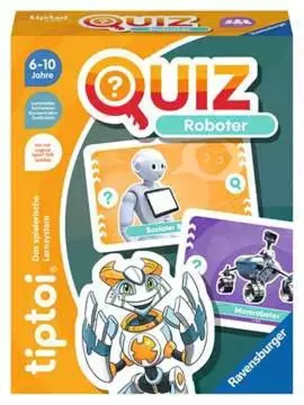 Ravensburger tiptoi 00164 Quiz Roboter, Quizspiel für Kinder