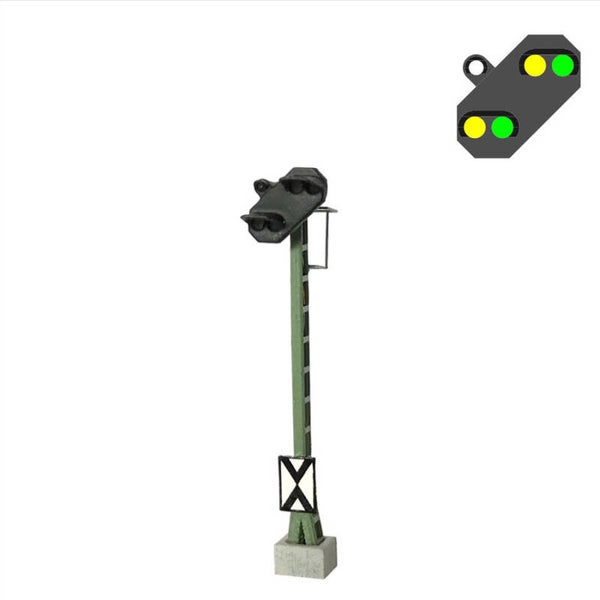 MAFEN 4134105 - N DB H-V System 1969 - Vorsignal (Gelb/Grün/Gelb/Grün)