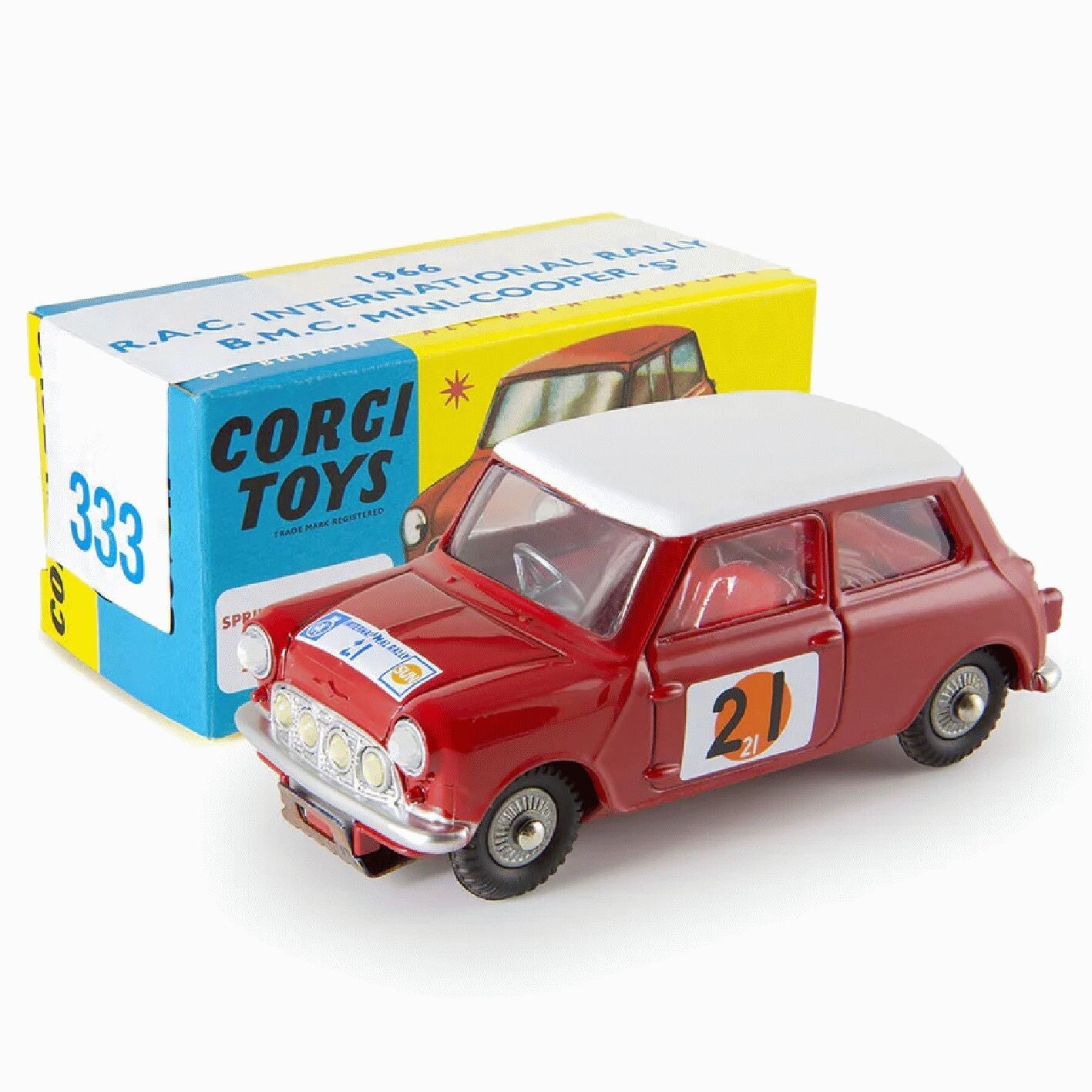 CORGI CD54321047 333 RAC International Rally BMC Mini Cooper ‘S’