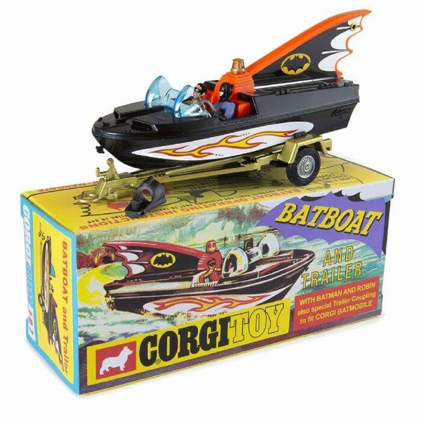 CORGI CD54321062 Bat Boat with Batman & Robin (Reissue)