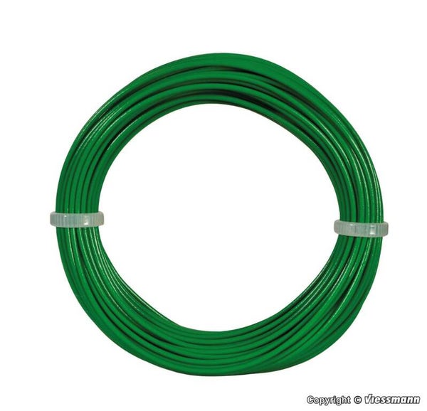 Viessmann 6866 Kabelring 0,14 mm², grün, 10 m