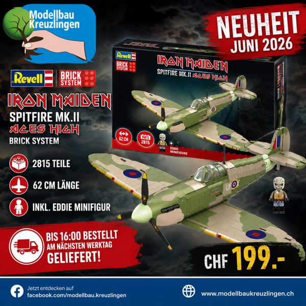 Revell 00962 Iron Maiden Spitfire MK.II Aces High - Brick System